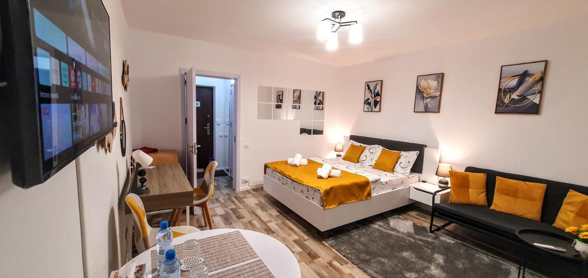 The Yellow King - Luxurious Apartment Бухарест Екстер'єр фото